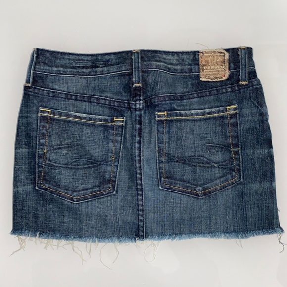 Y2K - Chip + Pepper Jean Mini Skirt - Picture 2 of 4